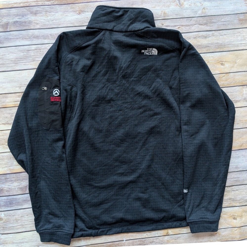 The North Face AA5J Summit Series Windwall Jacket Mens L Polyester Black Fleece - Picture 2 of 9